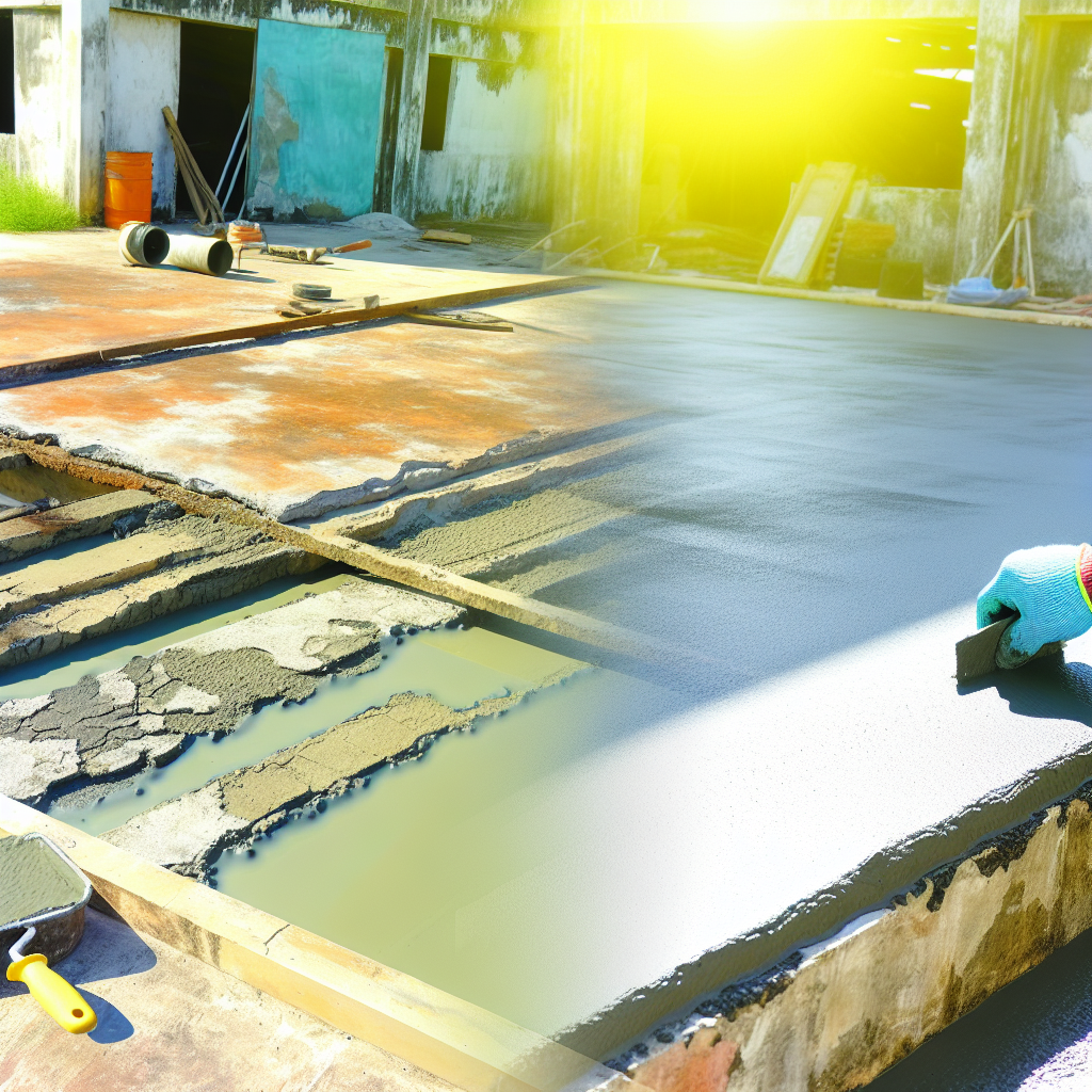 Concrete Overlay: Renewing Old Surfaces