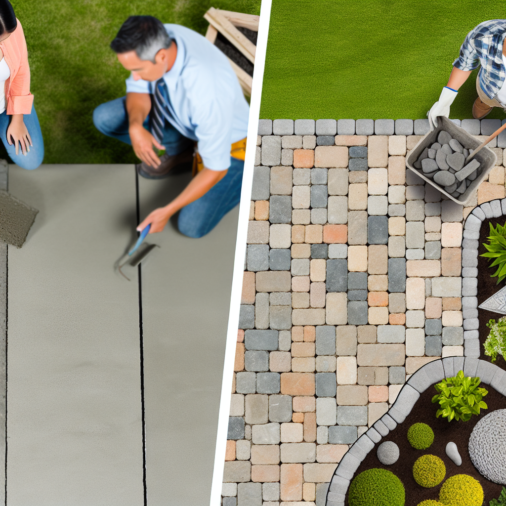 Concrete Driveways vs. Pavers: Pros and Cons