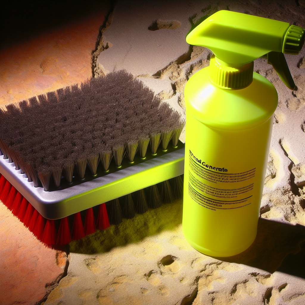 dried concrete remover