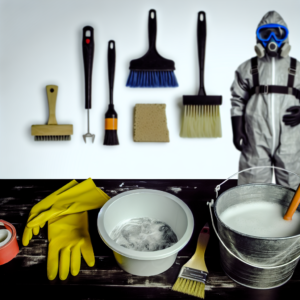 dissolve hardened cement safely