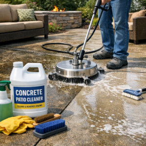 concrete patio cleaner